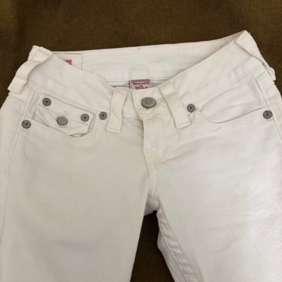 True Religion Billy White Jeans 25 - Picture 7 of 9
